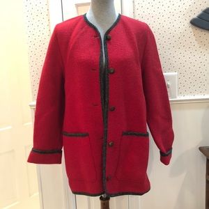 LL Bean Big Wool Cardigan